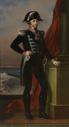 Porträtt av Vittorio Emanuele I